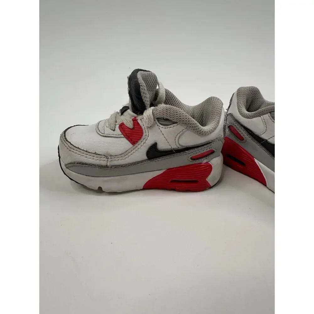 Nike Air Max 90 TD LTR Blue & Red Size 4C CD6868-108 Sneakers